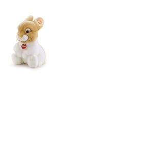 Trudi Lapin Oliviero Peluche Mascottes et Animaux de la Ferme. Cadeau Anniversaire et fête des mères | 18x28x20cm Taille M | Animaux de la Ferme | modèle 23743