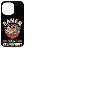 Japon Slurp Responsibly Soba Nouilles Souvenir Otaku Japonais Coque pour iPhone 13 Pro