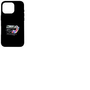 Panda Sim Racing Coque pour iPhone 16 Pro