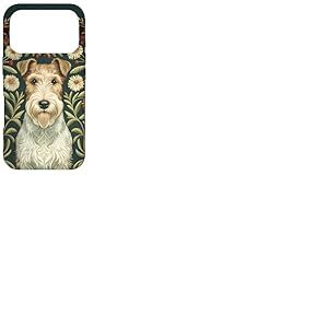 Fox Terrier en Fil de Fer &agrave; la William Morris Coque pour iPhone 17 Pro