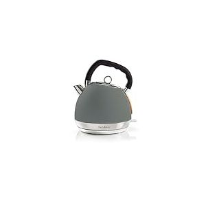 Nedis Bouilloire électrique 1,8 L douce au toucher Gris
