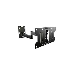 RICOO Support Mural Universel R02-21 pour TV 13-32" (env. 33-81 cm) - Support Mural pivotant et inclinable - Convient &eacute;galement pour TV LCD incurv&eacute; VESA 100 x 100 200 x 100 - Noir