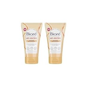 Biore Exfoliant Désincrustant Anti-Boutons au Charbon + Acide Salicylique 125 ml (Lot de 2)
