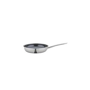 Spring VULCANO XL Pure Poêle à frire Ø 28 cm en acier inoxydable sans PFAS Revêtement double revêtement anti-adhésif Cœur en aluminium Pour tous les types de feux, y compris induction, Passe au four,