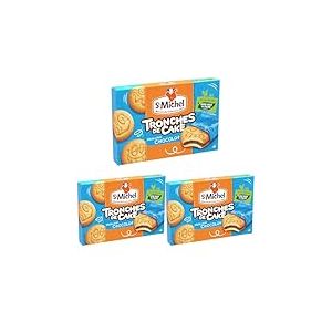 St Michel Tronche de Cake Moelleux au chocolat x6 en sachet individuel 175g (Lot de 3)