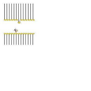 Komar Poster d'art, 40cm x 50cm, Mickey Mouse Footlines