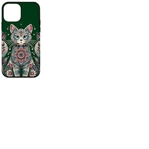 Mandala Mignon Chat Mandala Coque pour iPhone 12 Mini
