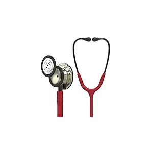 3M Littmann Stéthoscope de Surveillance Classic III, Tubulure Bordeaux, Édition Champagne, 69 cm, 5864