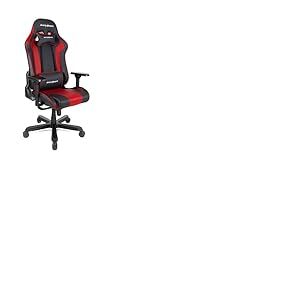 DXRacer K99 Chaise de Gaming, Simili Cuir, Noir/Rouge, B/H/T: 70/133-140/70 cm