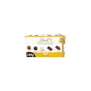 Lindt - Ballotin de Chocolats CONNAISSEURS - Assortiment de Rochers - Pour offrir ou se faire plaisir, 189g