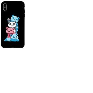 Panda LGBTQ Mignon Panda Arc-en-Ciel Coque pour iPhone XS Max