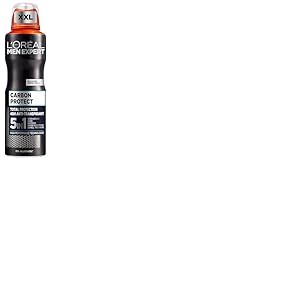 L'Oréal Men Expert Déodorant en spray 5 en 1 XXL pour homme - Contre les odeurs fortes de transpiration, l'humidité des aisselles et les résidus blancs - Déodorant anti-transpirant sans alcool -