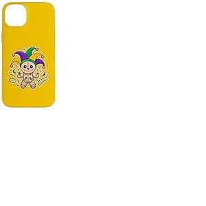 Poup&eacute;e vaudou color&eacute;e Mardi Gras Coque pour iPhone 14 Plus