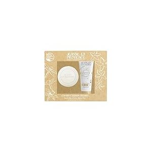 JEANNE EN PROVENCE - Coffret Cadeau pour Femme - Jasmin Secret - Savon solide 100 gr + crème mains 75 ml - 95 % d'Ingrédients d'Origine Naturelle - Fabriqué en Provence