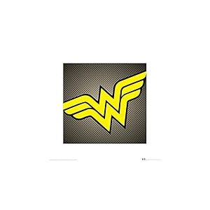 DC Comics (Wonder Woman Symbol 40 x 40 cm Toile Imprimée