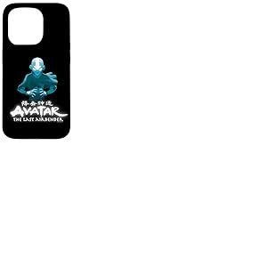 Avatar Aang Flèche Lumineuse Pose de Flexion d'air Lumière Bleue Coque pour iPhone 15 Pro