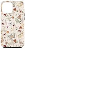 Fleur sauvage papillon amoureux fleur d'été Coque pour iPhone 12 Pro Max
