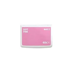 COLOP Make 2 Soft Pink Tampon encreur 70 x 110 mm, pour tampon manuel traditionnel et tampon cr&eacute;atif