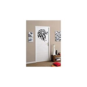Tatoutex Stickers Aigle Tribal - Rose, L 60cm x H 72cm