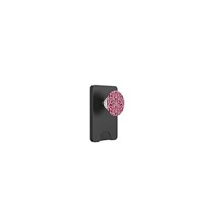 Art Deco Geometric Pattern Pink Magenta Maroon Style PopSockets PopWallet pour MagSafe