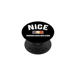 Nice France Drapeau France Provence-Alpes-Côte d'Azur PopSockets PopGrip Adhésif