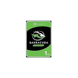 Seagate Barracuda 1To, Disque Dur Interne HDD, 3.5 pouces, SATA 6 Goit/s, 5 400 tr/min, 128 Mo de cache, pour PC et ordinateur portable, Ouverture Facile, Services Rescue (ST1000DMZ14)