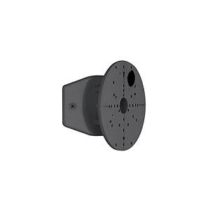 Eglo Raccord d'angle pour éclairage extérieur, support d'angle en acier pour lampes d'extérieur, noir, Ø : 11,2 cm