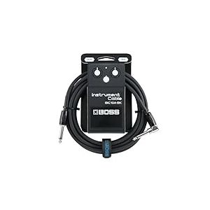 BOSS Gamme BIC-10A Câbles d'instrument | Connecteurs jack 1/4 de pouce droit vers coudé | Longueur 3 m | Câbles de haute qualité pour guitare, basse et autres | Silencieux et robustes | Noir