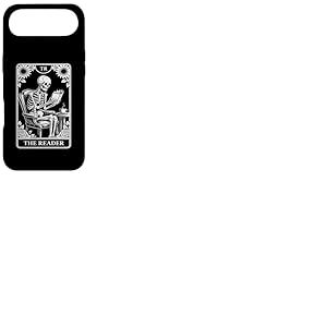 The Reader Tarot Card Funny Book Lover Livre de Lecture Squelette Coque pour iPhone Air
