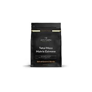 THE PROTEIN WORKS Total Mass Matrix Extreme Protéine en Poudre | Caramel Salé | Gain de Masse | Gain de Poids Hypercalorique | Avec Glutamine, Créatine et Vitamines | THE PROTEIN WORKS | 2.12kg