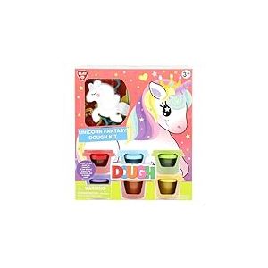 ColorBaby Play 39616 Jeu de p&acirc;te &agrave; Modeler Licorne et Fantaisie, 6 Pots de Couleurs, moules &agrave; Modeler, Outils de modelage, exp&eacute;rience s&ucirc;re, Enfants &agrave; partir de 3 Ans