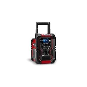 Einhell Radio de Chantier sans Fil Te-CR 18 Li Dab -FM-BT-Solo Power X-Change (18 V, Dab+, FM, Bluetooth, AUX, USB, Recherche Automatique des Stations, écran TFT Couleur, IP65, sans Batterie)