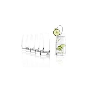 Stölzle Lausitz Verres Highball Experience Lot de 6 480ml – Verres Élégants pour Eau Cocktails & Jus – Verres à Cocktail en Cristal Résistants & Lave-vaisselle Fabriqués en Allemagne