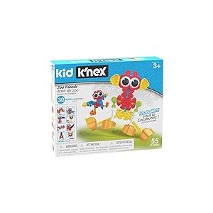 K'Nex Kid 85700 Kit de Construction 30 Mod&egrave;les Les Amis du Zoo, kit de constructions pour Enfants 55 pi&egrave;ces, Jeux &eacute;ducatifs pour Enfants, Jouets &agrave; Construire pour gar&ccedil;on et Filles, partir de 3 Ans