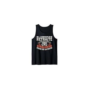 T-shirt Motard Homme Moto Retraite Cadeau Motorcycle Motards Débardeur