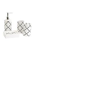 Vical Home Set de Bain Blanc/Noir