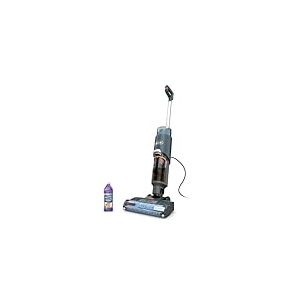 Shark Corded 3-in-1 Vacuum WD161, HydroVac MessMaster WD161 Syst&egrave;me d'aspiration, serpill&egrave;re et autonettoyant avec c&acirc;ble 3 en 1 pour sols durs et Tapis de Zone, Bleu Marine, compacto