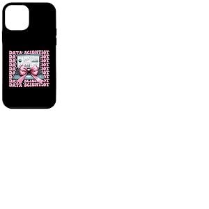 Data Scientist Science Ordinateur portable Graphique Fille Coquette Bow Rose Coque pour iPhone 12 mini