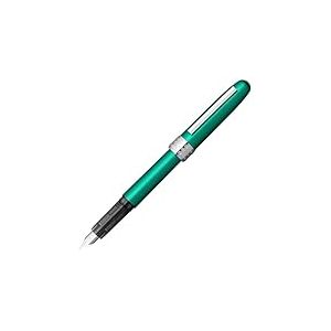 PLATINUM Plaisir PGB-1500#45 Stylo-plume moyenne/couleur : vert sarcelle/vert/fait à la main/boîte cadeau/stylo plume