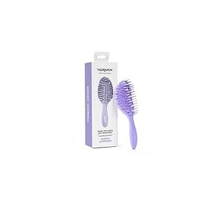Termix Brosse Démêlante Professionnelle Lavande Violette – Brosse Anti-Tirage pour Tous Types de Cheveux, Secs ou Humides, Corps Flexible, Séchage Rapide et Cheveux Brillants
