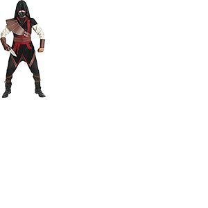 Ciao Ninja Assassin Costume Enfant, Noir/Marron/Rouge, 7-9 Ans, Noir/Marron/Rouge, 7-9 Ans