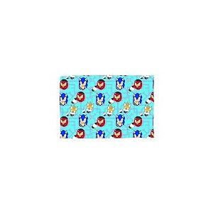 Character World Sonic Prime Couverture Polaire Officielle | Super Douce, Motif Sonic Le hérisson | Chaude et Super Douce au Toucher | Parfaite pour la Maison, la Chambre, Les soirées Pyjama et Le