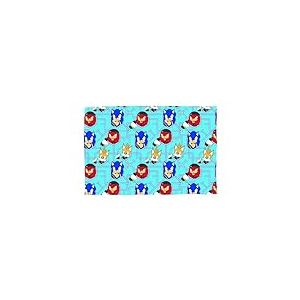 Character World Sonic Prime Couverture Polaire Officielle | Super Douce, Motif Sonic Le hérisson | Chaude et Super Douce au Toucher | Parfaite pour la Maison, la Chambre, Les soirées Pyjama et Le