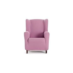Eysa Housse de Fauteuil bi-élastique pour bergère Couleur Rose Design Harlem
