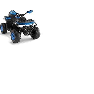 Garvee Quad &Eacute;lectrique Enfant 12V Tout-Terrain, ATV pour Enfants de 3 &agrave; 8 Ans, 2 Moteurs, T&eacute;l&eacute;commande Parentale, Suspension, LED, Musique, Bluetooth, USB, 95x 56x 55 cm