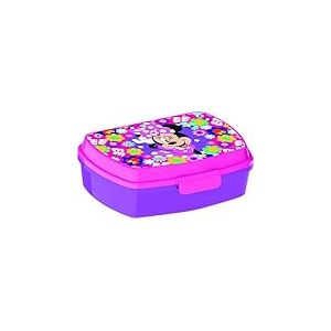 Tataway Bo&icirc;te &agrave; sandwich Funny Minnie Bold Florals : pratique, compacte et d&eacute;cor&eacute;e avec un style floral unique, parfaite pour emporter des snacks et des snacks toujours avec vous avec joie
