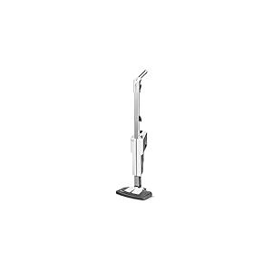 Polti Vaporetto SV610_Style Balai Vapeur et Nettoyeur Vapeur Portable avec Fonction Extra Vapeur 15 Accessoires pour toutes les surfaces, Parking vertical, Gris Argent