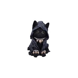 Nemesis Now Feline Figurine de Chat Faucheuse masquée en polyrésine Noir 16 cm