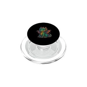 Mignon Baby Dragon Cartoon PopSockets PopGrip pour MagSafe