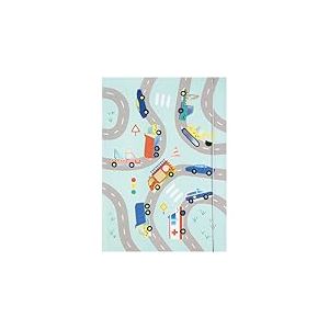 folia 69023 - Chemise &agrave; rabats A3 HOTFOIL VEHICLES, Chemise &agrave; dessin en papier FSC-Mix avec finition pellicul&eacute;e, Chemise en carton solide avec &eacute;lastique